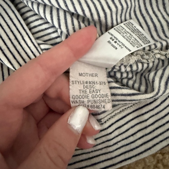 MOTHER Gray Boxy Short Sleeve T-Shirt - Picture 8 of 8